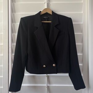 Generation Love Clara Double-Breasted Crop Blazer